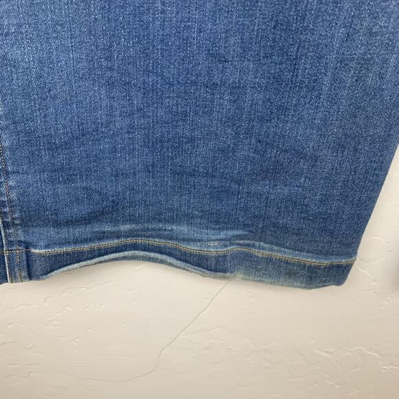 Spanx Jeans Womens 2X Blue Bootcut High Rise Stretch Shaping Pull On Denim - Picture 8 of 10